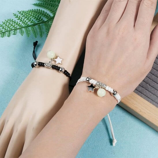 bracelet couple symbole unique