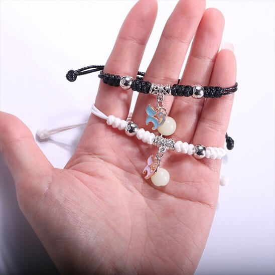 bracelet couple symbole unique