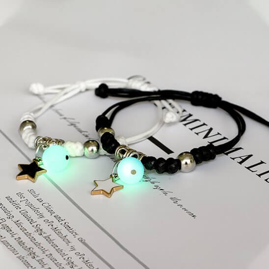 bracelet couple symbole unique