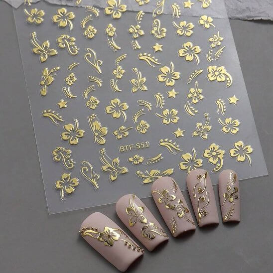 stickers ongles manucure