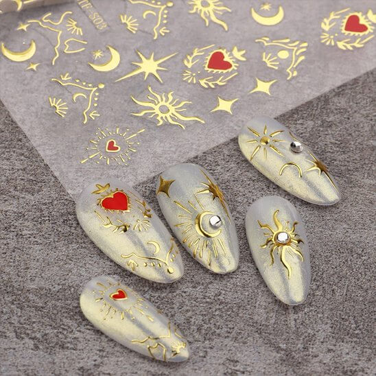 stickers ongles manucure