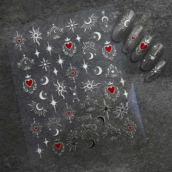 stickers ongles manucure